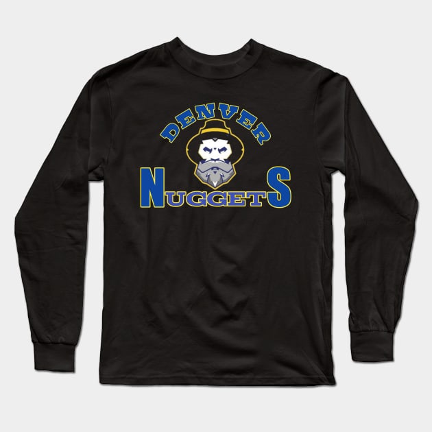 Denver nuggets t-shirt Long Sleeve T-Shirt by Dede gemoy